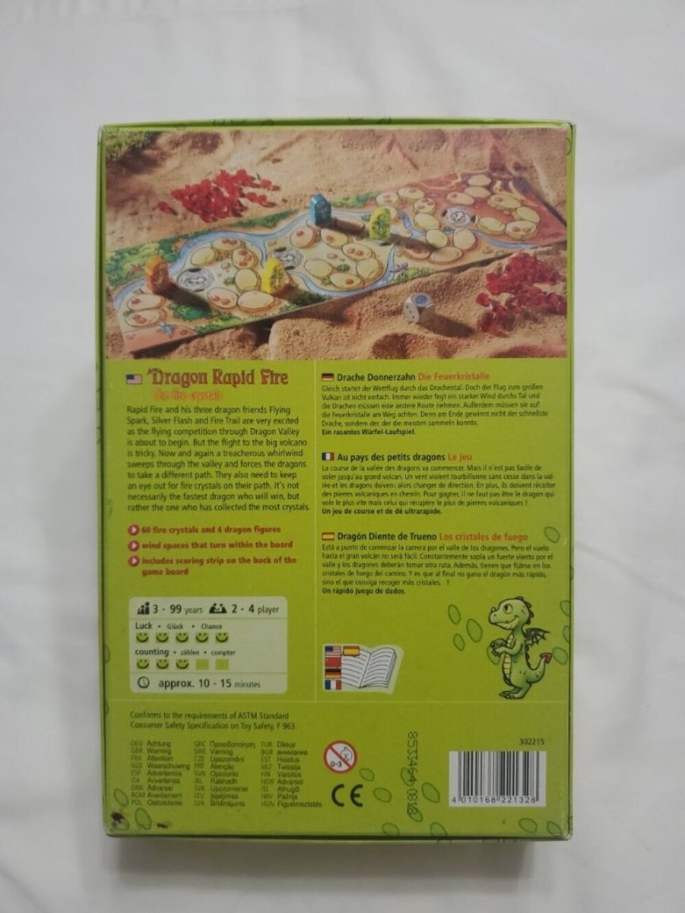 Dragon Rapid Fire: The Fire Crystals Kids Board Game HABA 2016 Read Description - Picture 2 of 5